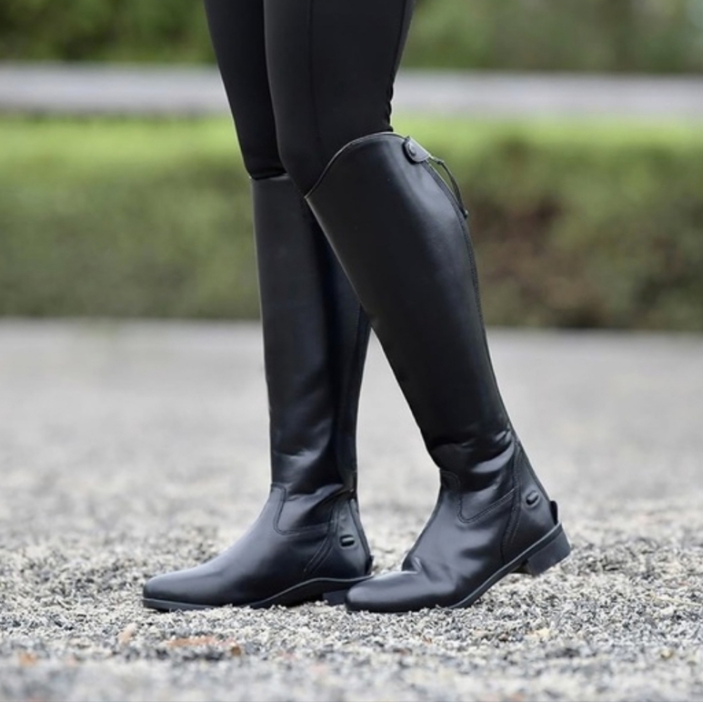 Saxon Womens/Ladies Syntovia Tall Dress Boots / Black